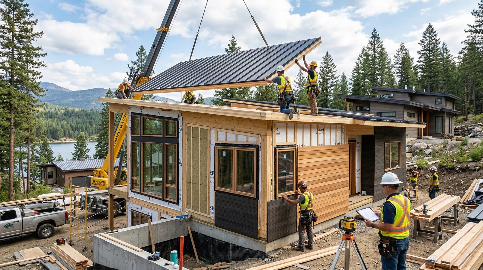 Строительство домов Petro Group, объект 1