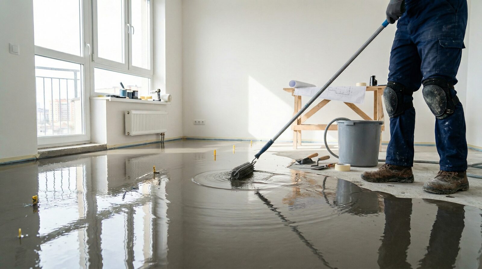 Услуги Petro Group: стяжка пола